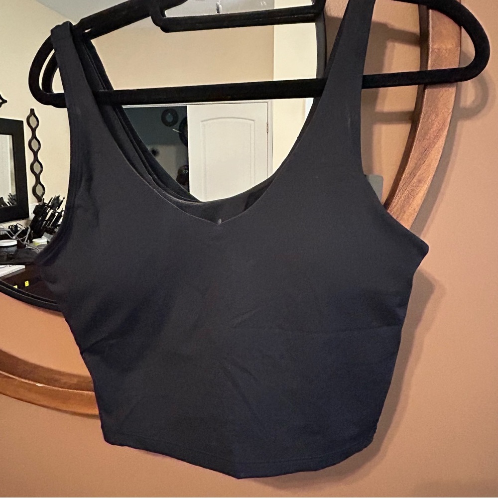tgp the gym people black Fitness Active Workout Sports  Tank Sz L